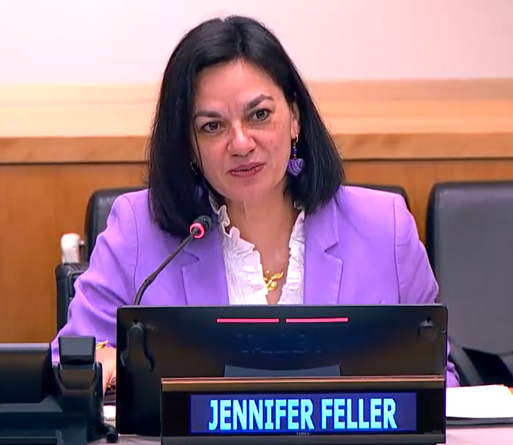 Ambassador Jennifer Feller, Director-General for Human Rights and Democracy at the Mexican Ministry of Foreign Affairs.